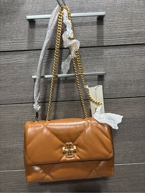 NWT - Tory Burch Small Kira Diamond Quilted Convertible Shoulder Bag
